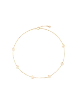 Women Tory Burch Delicate Logo Necklace