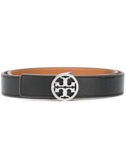 Women Tory Burch Logo Buckle Belt