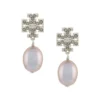 Women Tory Burch Kira Pavé Pearl Drop Earrings