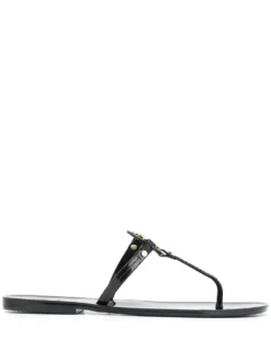 Women Tory Burch Logo Plaque Slides