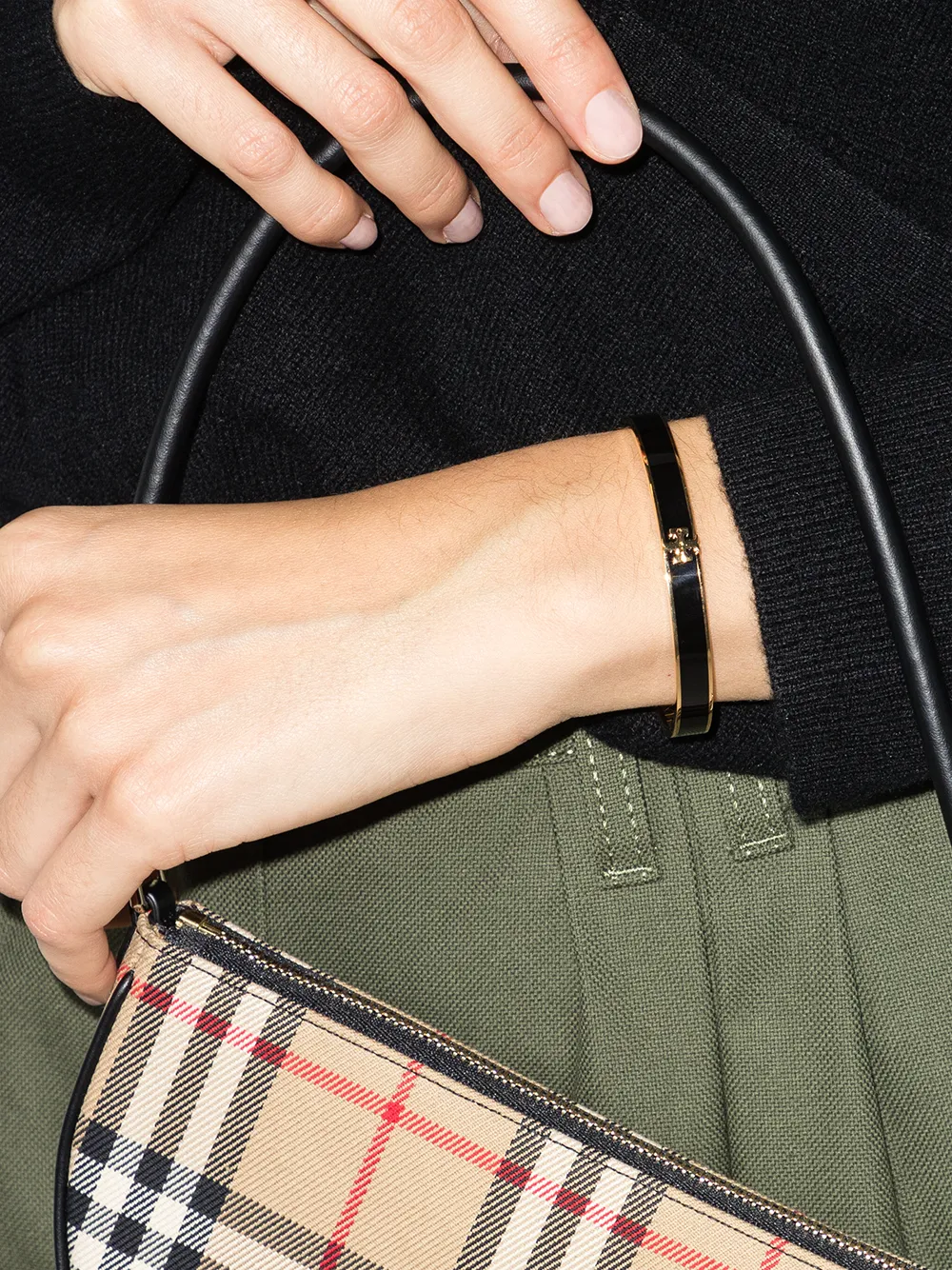 Women Tory Burch Kira Enamel Bangle - Image 5