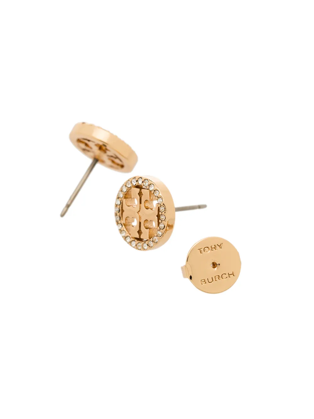 Women Tory Burch Miller Pavé Stud Earrings - Image 3