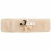 Women Tory Burch Kira Logo-charm Barrete Hair Clip