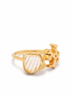 Women Tory Burch Roxanne Double T-motif Ring
