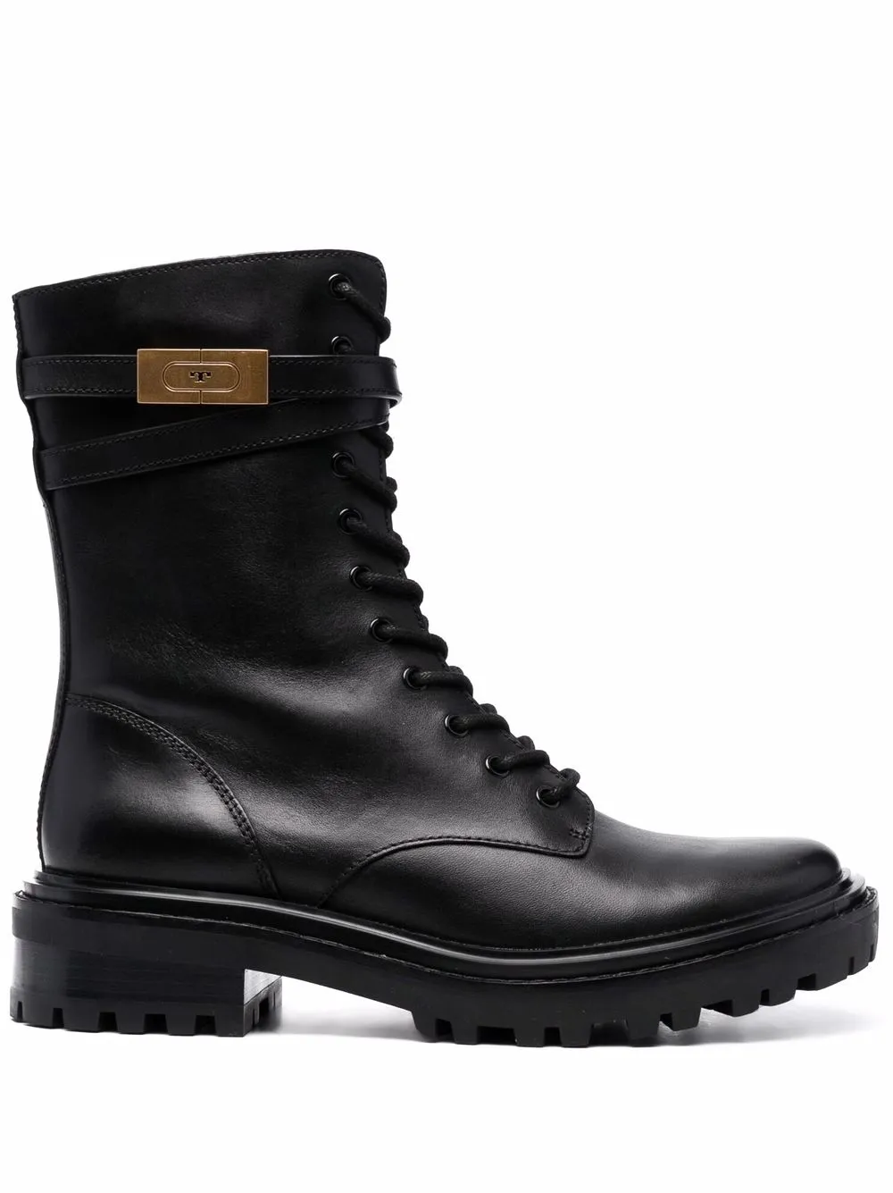 Women Tory Burch Lace-up Combat Boots
