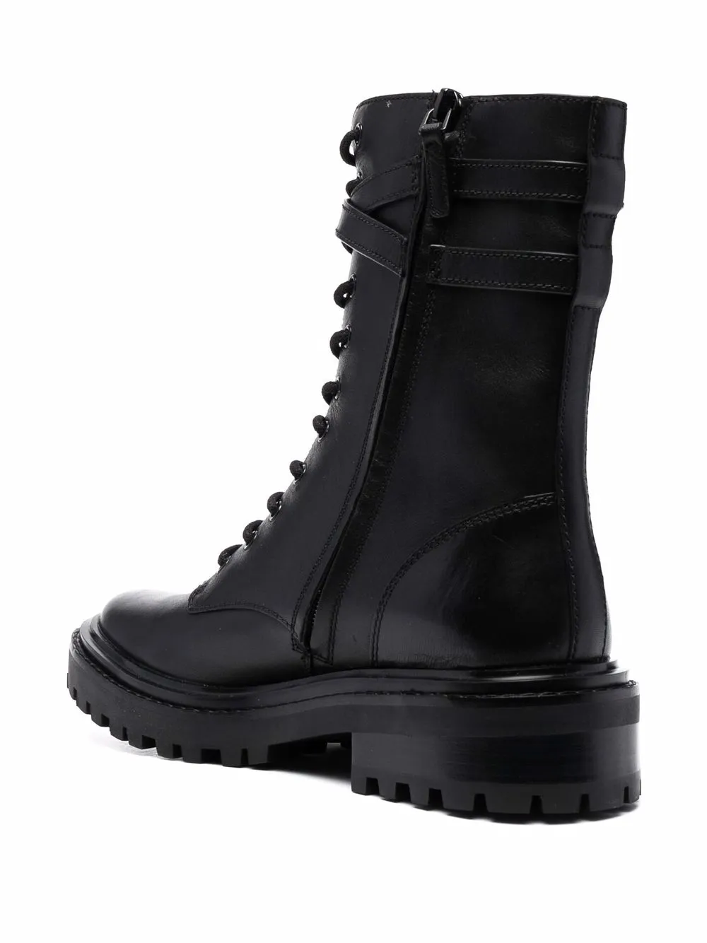 Women Tory Burch Lace-up Combat Boots - Image 3