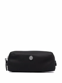 Women Tory Burch Logo-plaque Zipped Makeup Bag