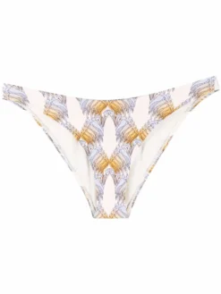 Women Tory Burch Abstract-print Bikini Briefs