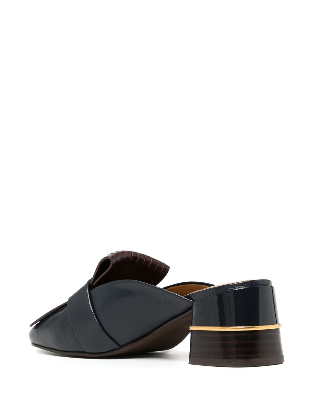 Women Tory Burch Multi Logo Kiltie Mules - Image 3