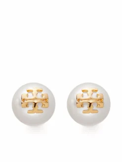 Women Tory Burch Kira Pearl Stud Earrings