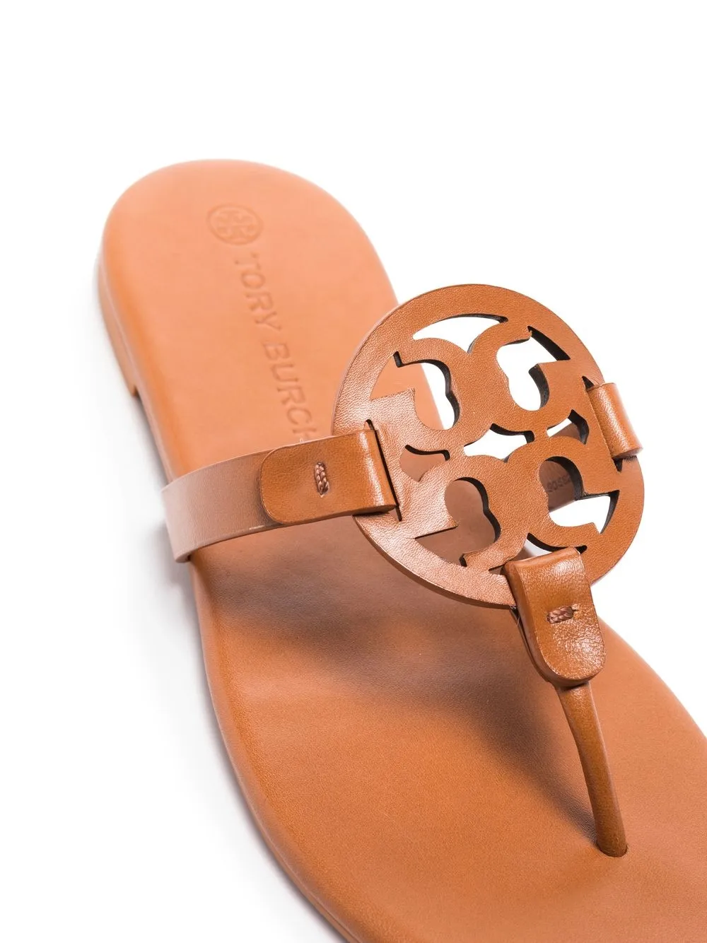Women Tory Burch Miller Soft Logo Leather Sandals - Image 2