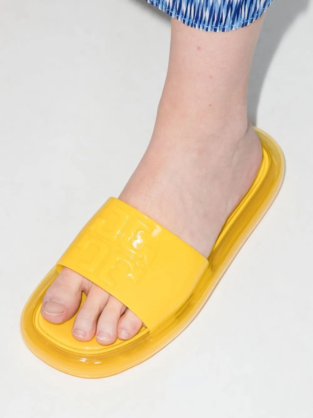 Women Tory Burch Tonal Logo Slides - Image 3