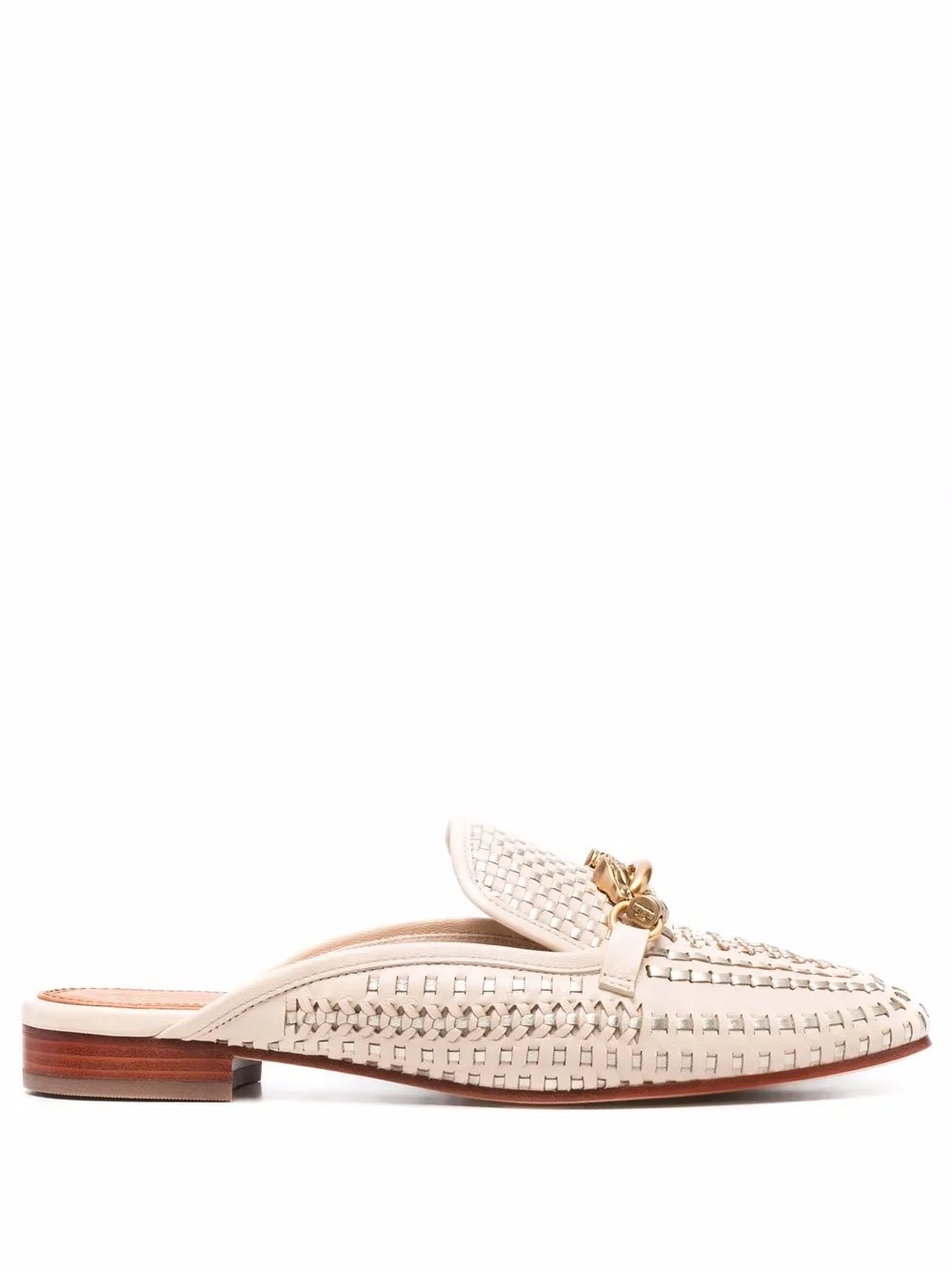 Women Tory Burch Jessa Braided-detail Loafers