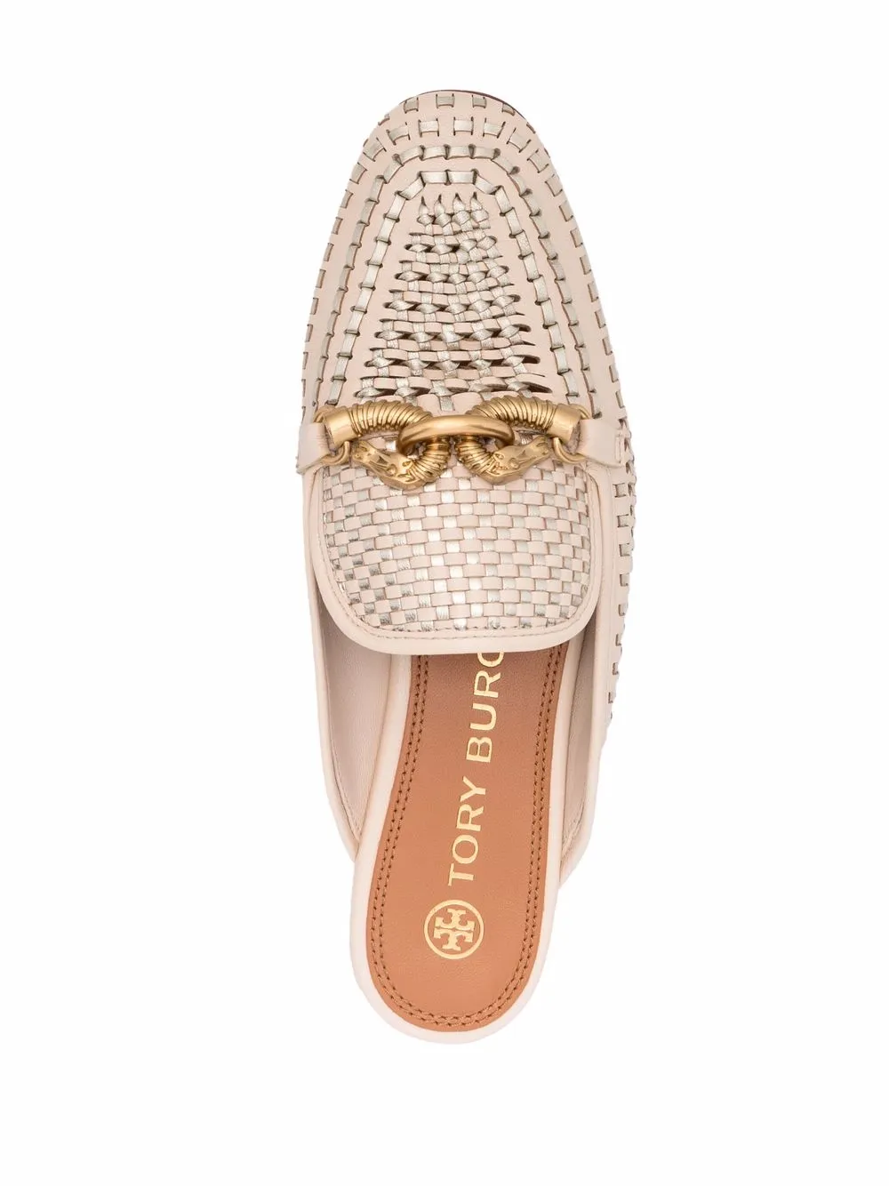 Women Tory Burch Jessa Braided-detail Loafers - Image 4