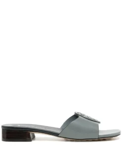 Women Tory Burch Miller Logo-plaque Slides