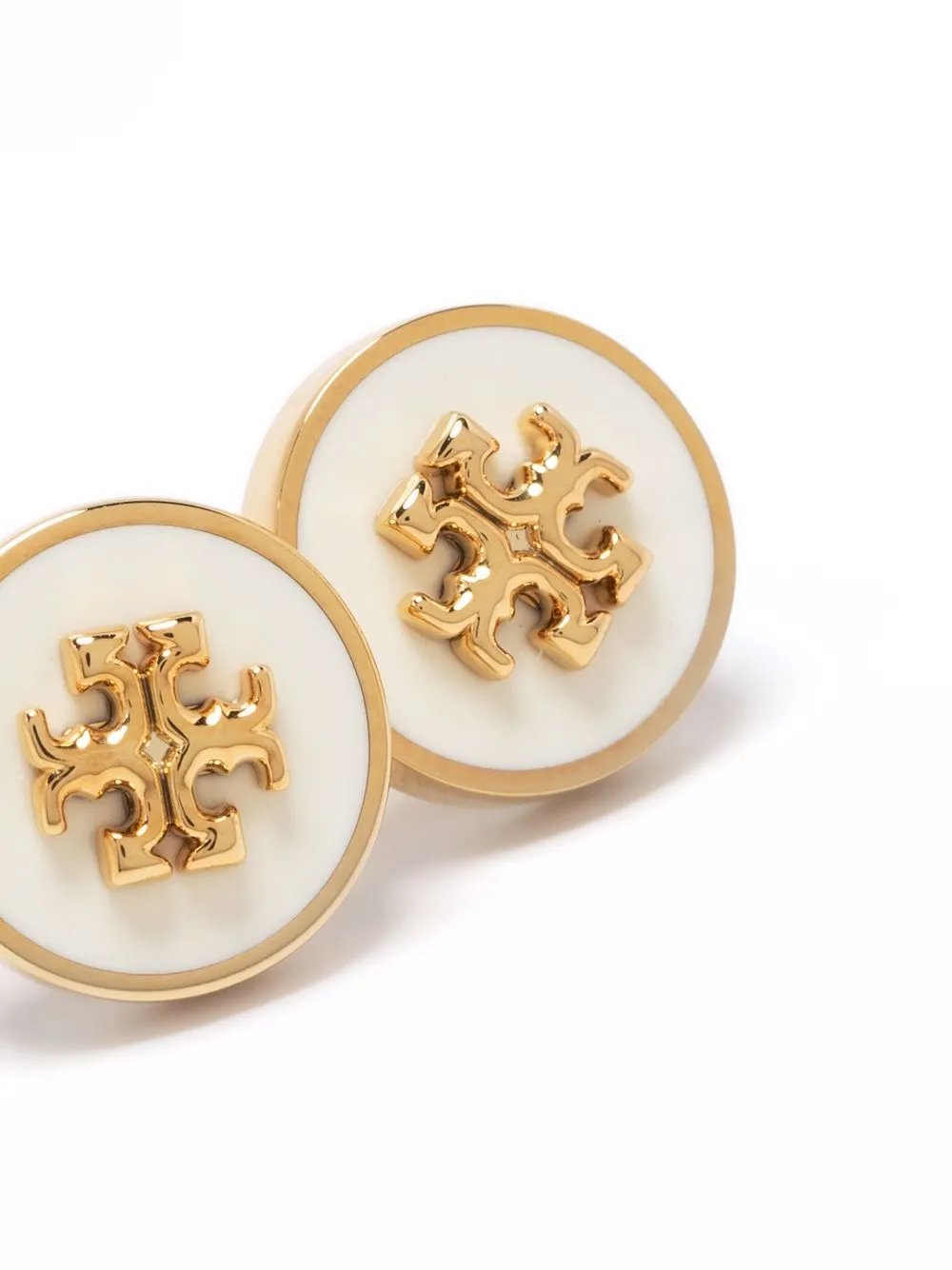 Women Tory Burch KIRA ENAMEL CIRCLE-STUD EARRING - Image 3