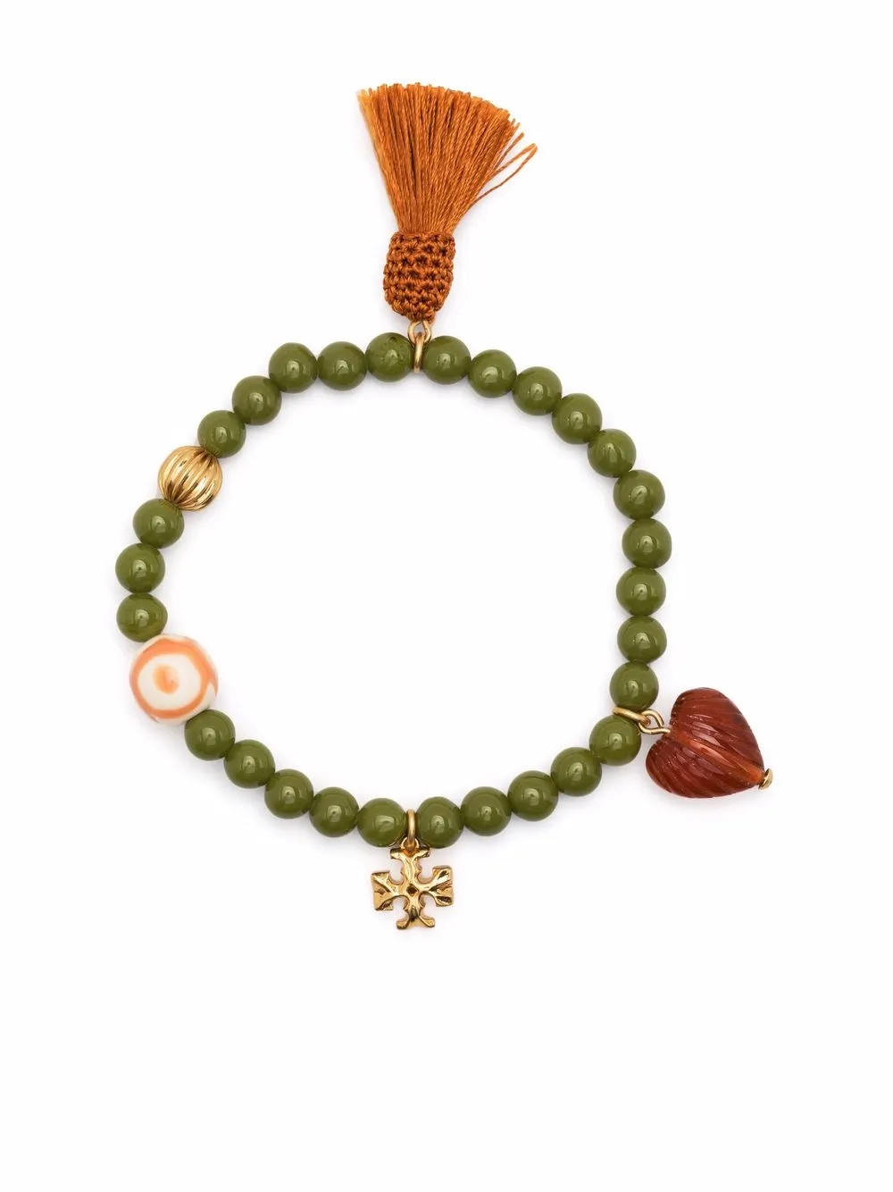 Women Tory Burch Charm-detail Enamel Bracelet