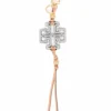 Women Tory Burch Logo-plaque Keyring
