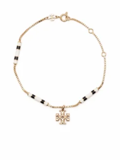 Women Tory Burch Logo-charm Bracelet