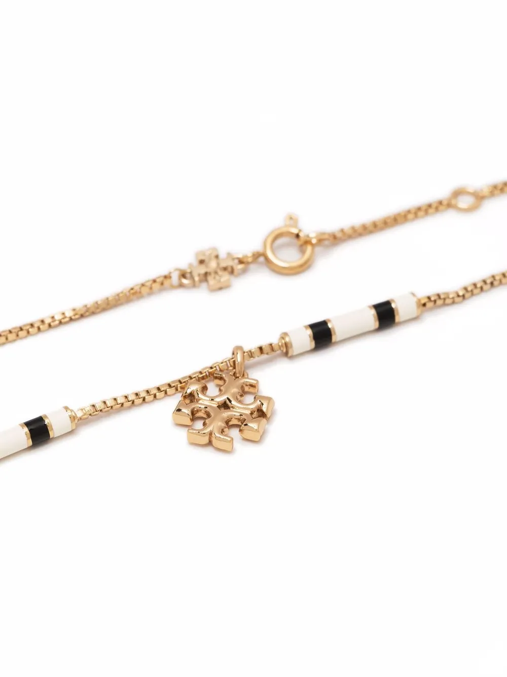 Women Tory Burch Logo-charm Bracelet - Image 3