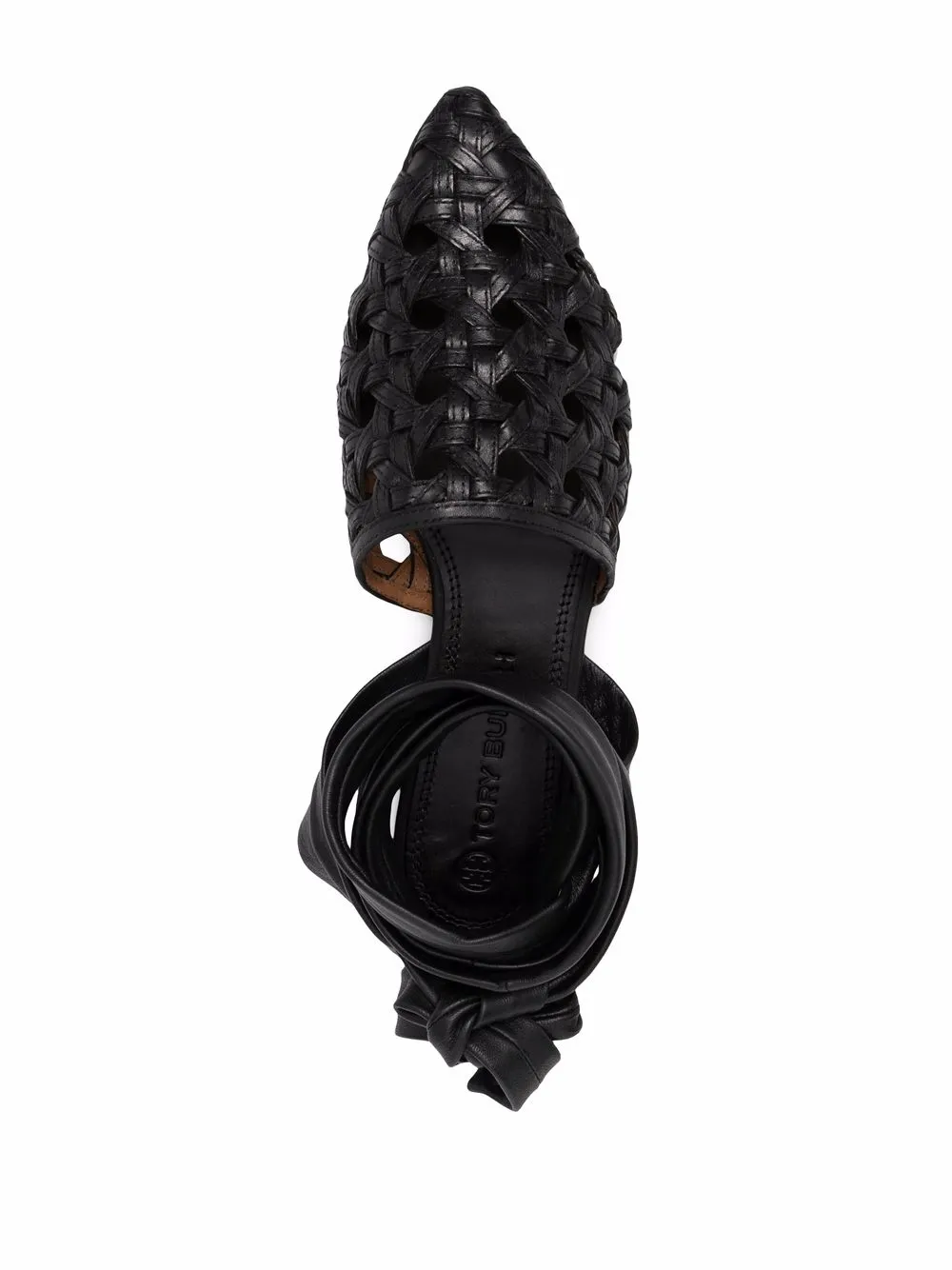 Women Tory Burch Interwoven Leather Sandals - Image 4