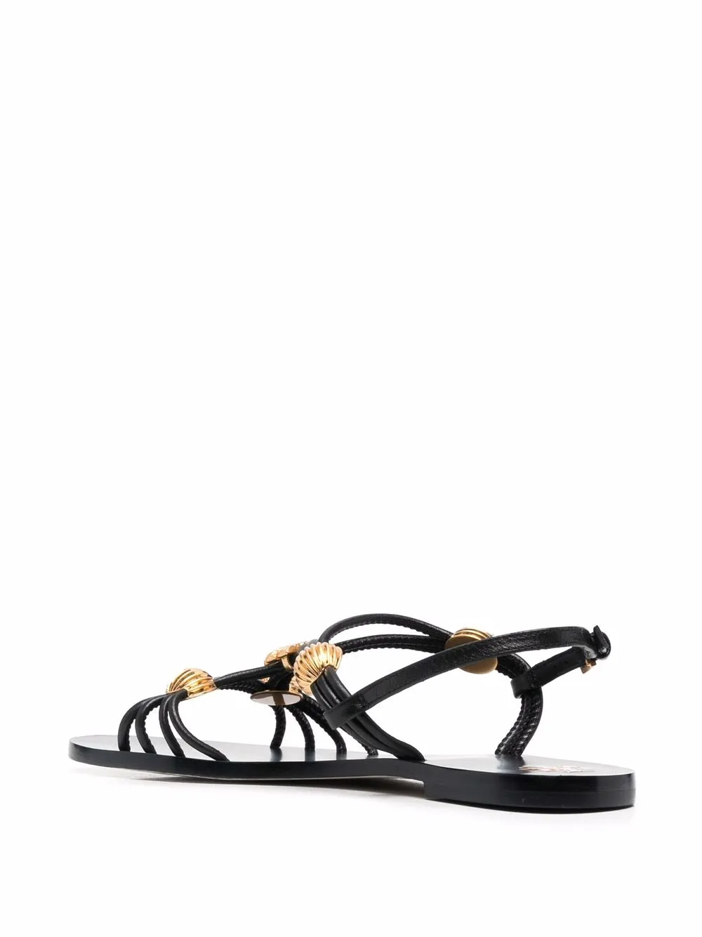 Women Tory Burch Capri Logo-plaque Sandals - Image 3