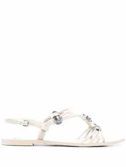 Women Tory Burch Bead-detail Strappy Sandals