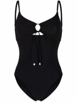 Women Tory Burch Ruched Cut-out Swimsuit
