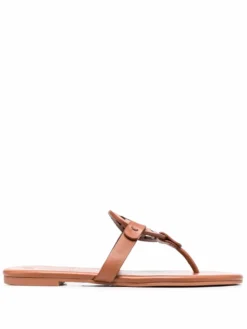 Women Tory Burch Logo-patch Detail Sandals