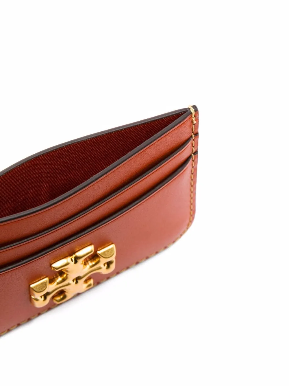 Women Tory Burch Logo-plaque Leather Wallet - Image 3