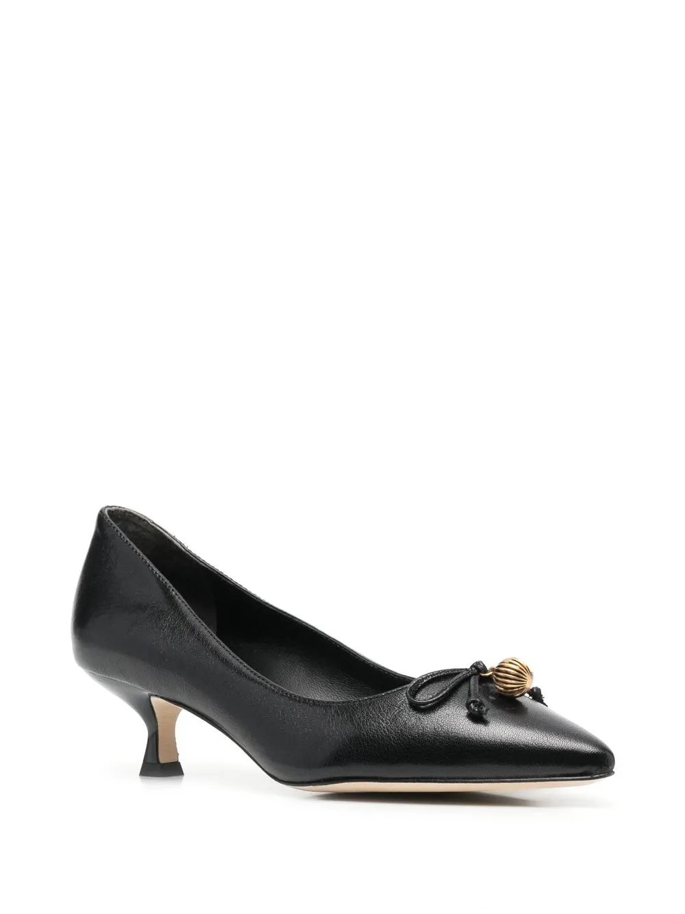 Women Tory Burch Bow-detail Pointed-toe 40mm Pumps - Image 2