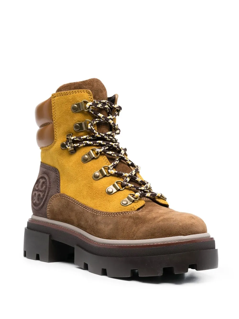 Women Tory Burch Colour-block Panelled Leather Ankle Boots - Image 2