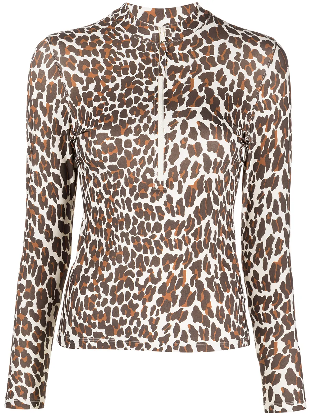 Women Tory Burch Leopard Print Surf Top