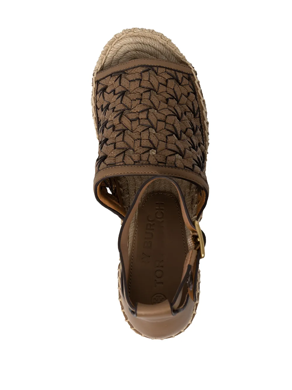 Women Tory Burch Basketweave Espadrille Wedges - Image 4