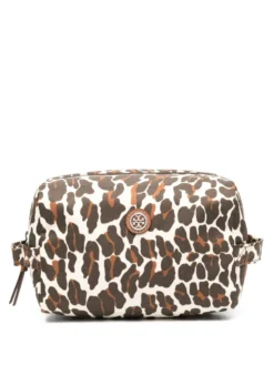 Women Tory Burch Leopard-print Make-up Bag