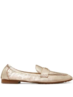 Women Tory Burch Metallic Ballet Loafers
