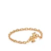 Women Tory Burch Double-T Chain-link Ring