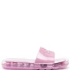 Women Tory Burch Debossed-logo Jelly Slides