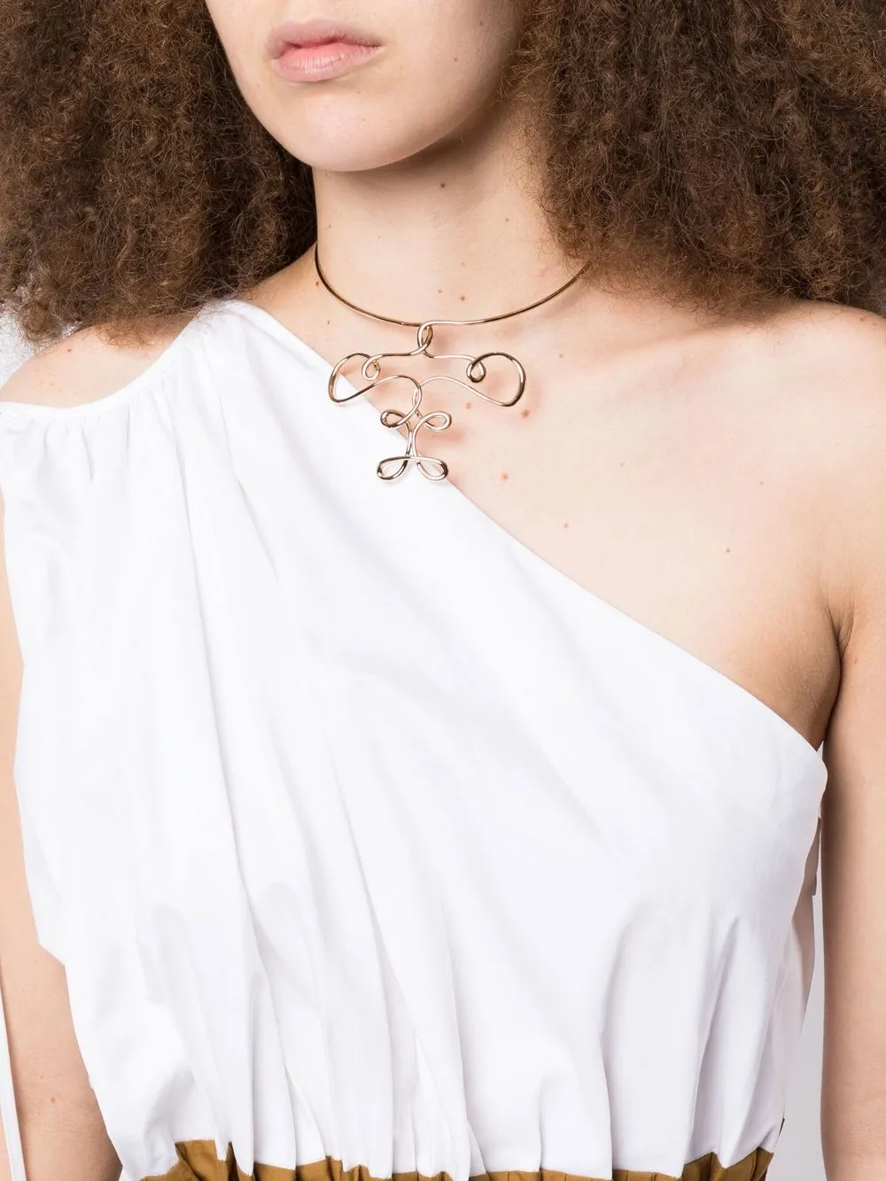 Women Tory Burch Twisted Collar Necklace - Image 2