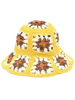 Women Tory Burch Crochet-knit Bucket Hat