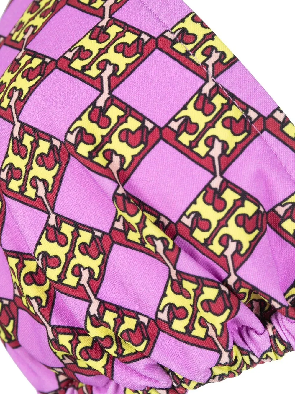 Women Tory Burch Monogram-print Bikini Top - Image 3