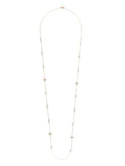 Women Tory Burch Logo-charm Chain-link Necklace