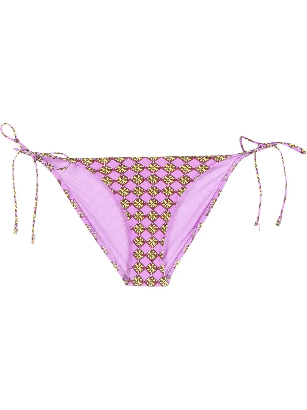 Women Tory Burch Monogram-print Bikini Bottoms