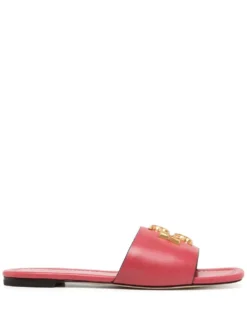 Women Tory Burch Logo-plaque Open-toe Sandals