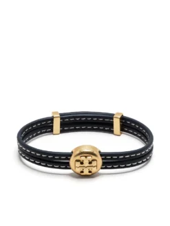 Women Tory Burch Double T Double-strap Bracelet