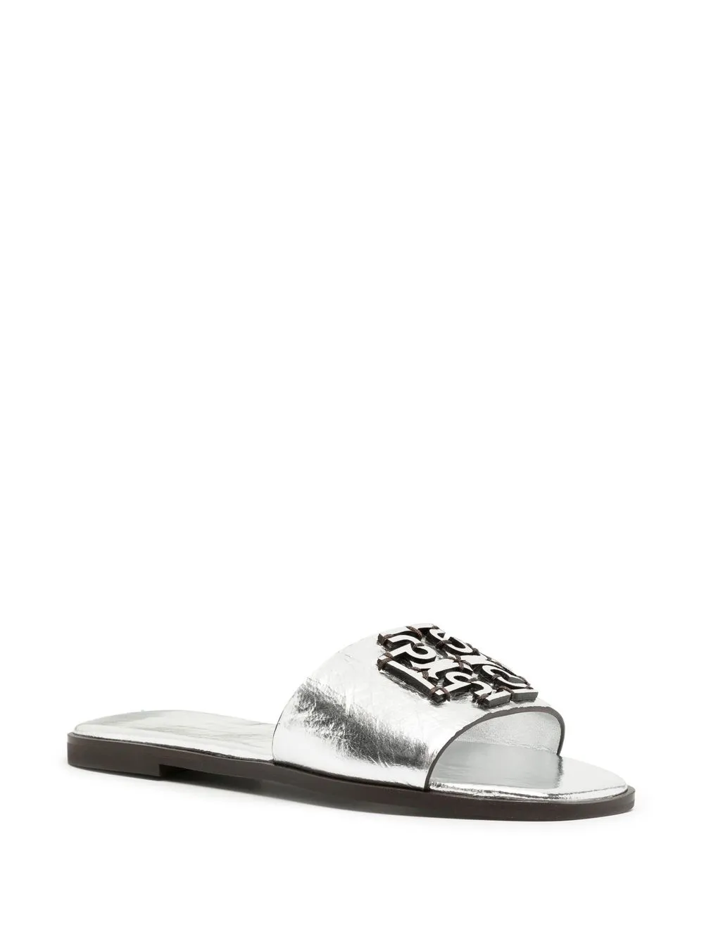 Women Tory Burch Ines Leather Slides - Image 2