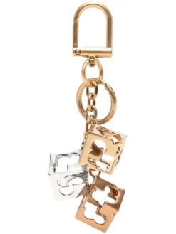 Women Tory Burch Logo Cubes Key Fob