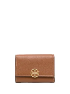 Women Tory Burch Miller Logo-plaque Leather Wallet