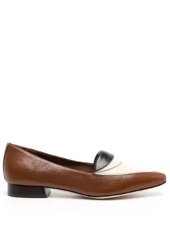 Women Tory Burch Panelled Leather Loafers
