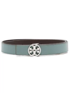 Women Tory Burch Logo-plaque Leather Belt